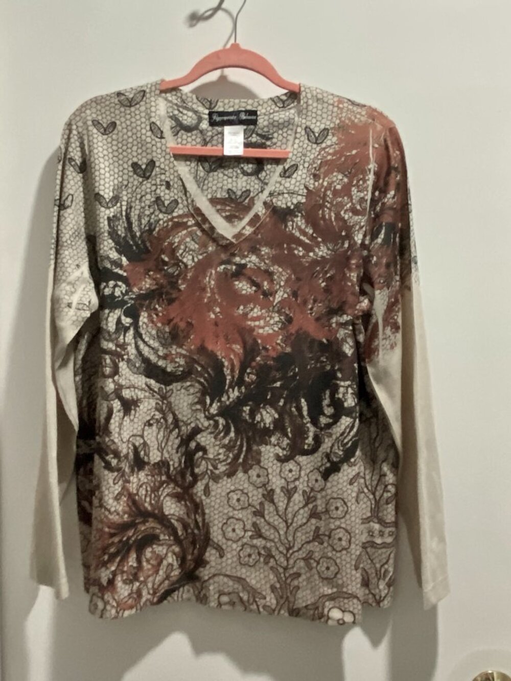 Appropriate Behavior Honeycombs Abstract Festival Grunge Goth Y2K Tunic Top 2XL